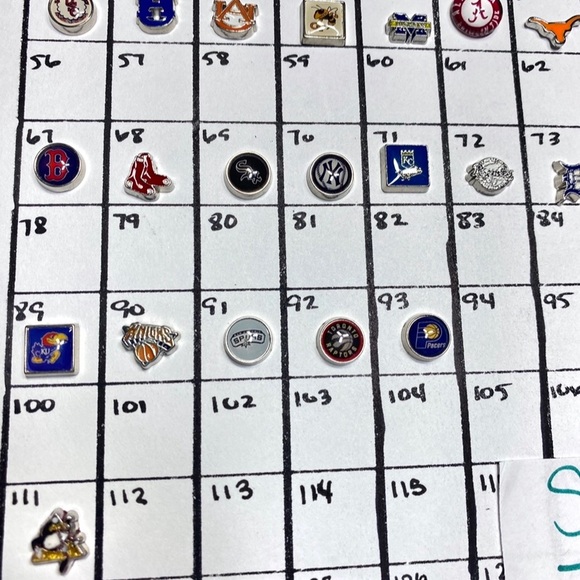 LC-#2 (4X) Team Sports living locket charms - Picture 4 of 7